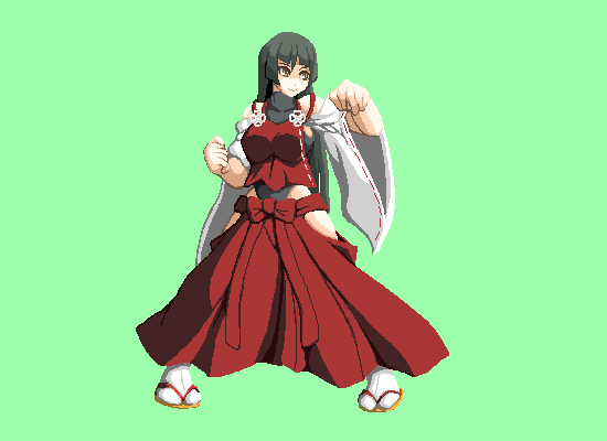 sendai hakurei no miko (original and 2 more) drawn by hinnnyuuha