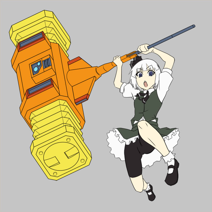 konpaku youmu (touhou and 2 more) drawn by tanabe_kyou