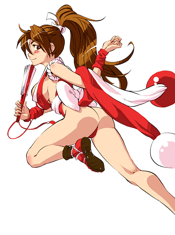 shiranui mai (the king of fighters and 2 more) drawn by nekoguchi