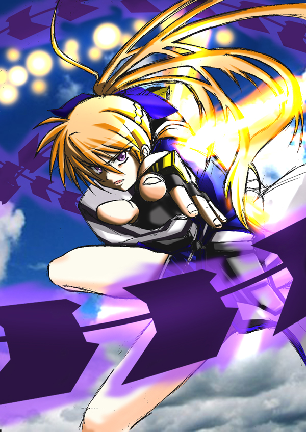 signum, laevatein, and agito (lyrical nanoha and 1 more)