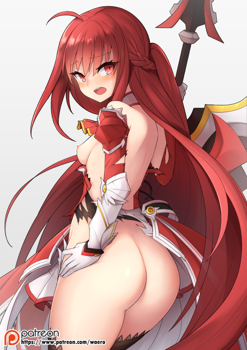 elesis and grand master (elsword) drawn by waero