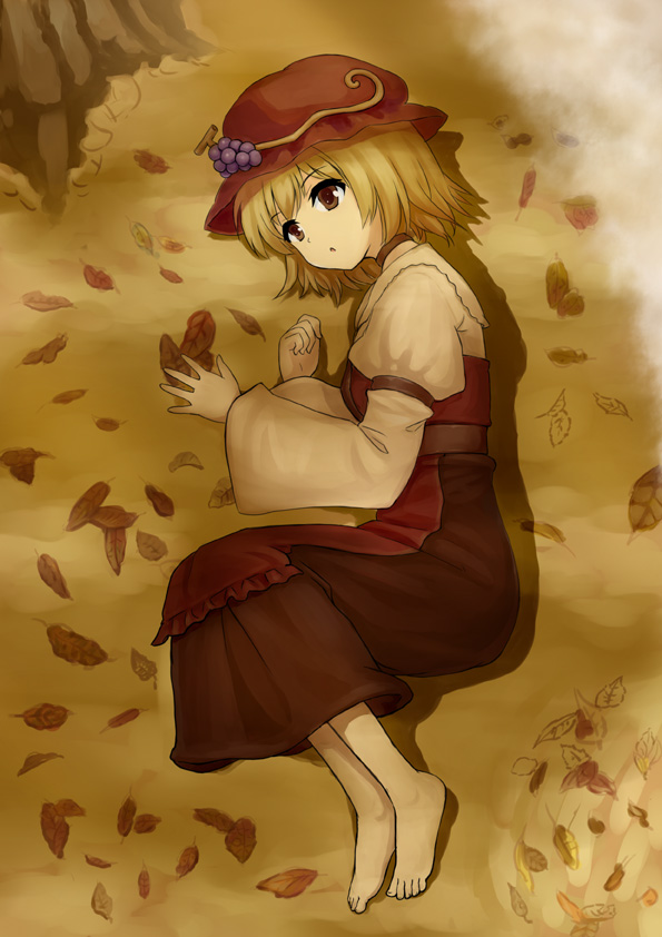 aki minoriko (touhou) drawn by blue_door