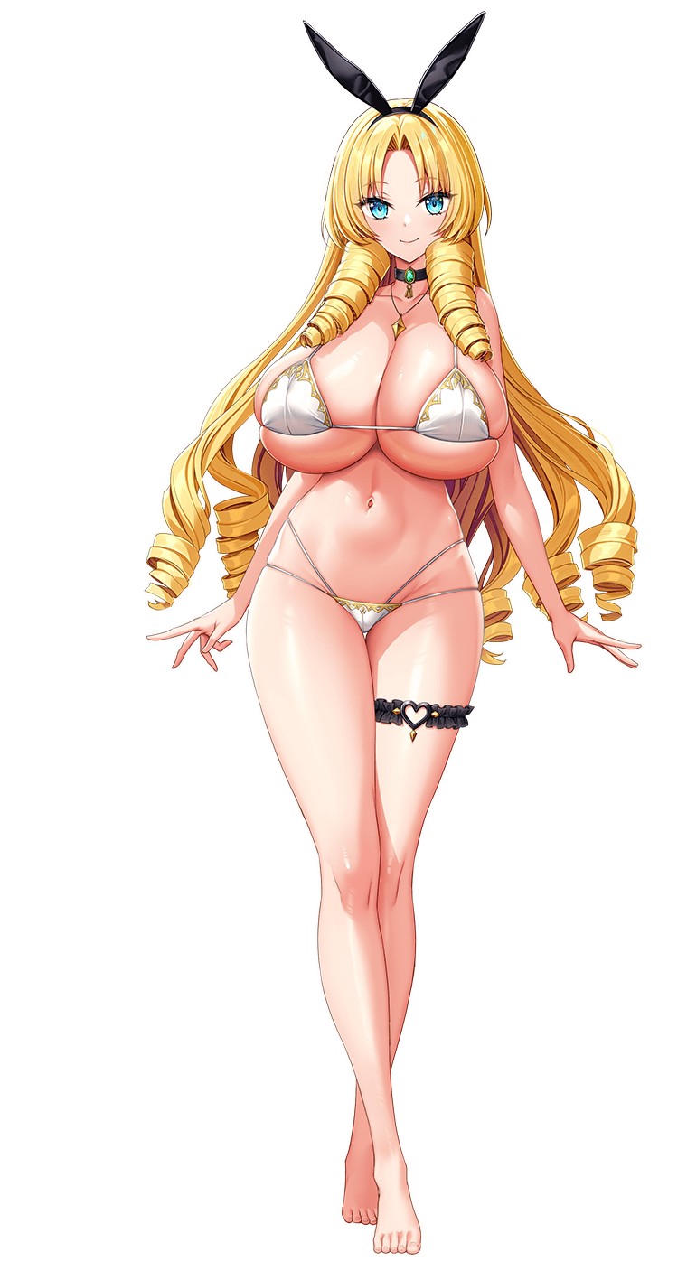 felicia la nacuras (motto! haramase! honoo no oppai isekai oppai bunny gakuen!) drawn by derauea