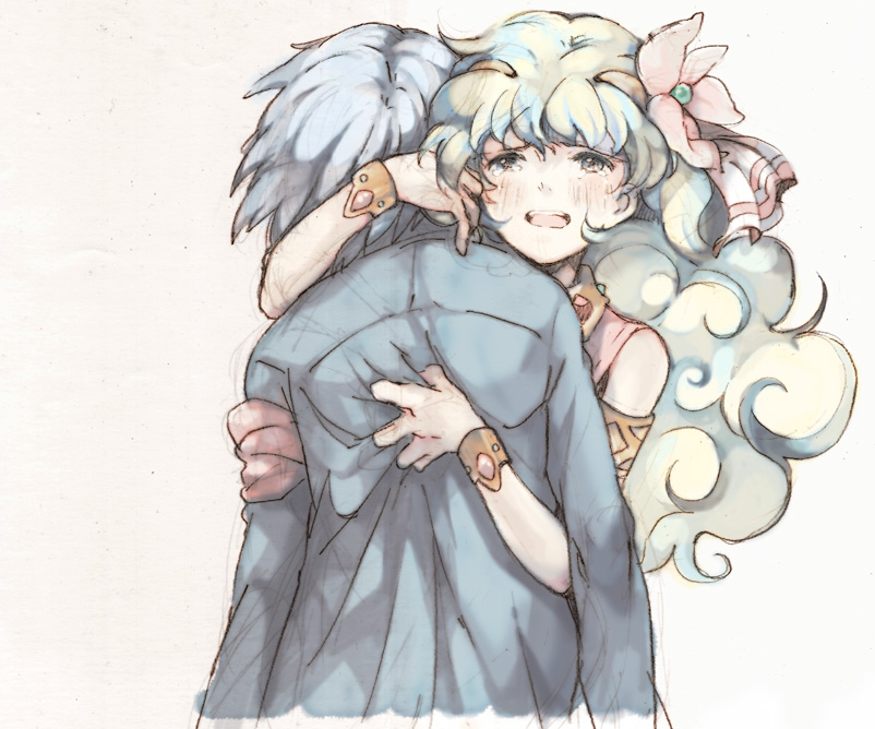 nia teppelin and simon (tengen toppa gurren lagann) drawn by moha