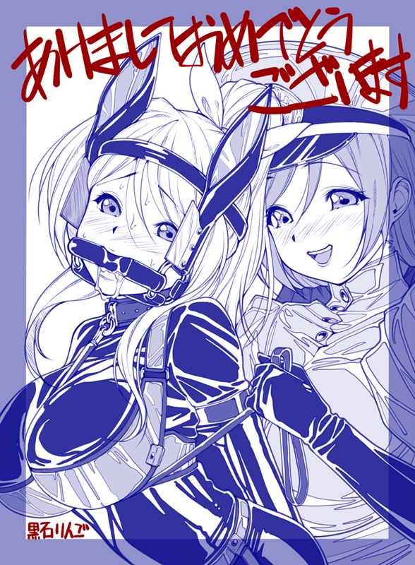 ayase eli and kosaka honoka (love live! and 1 more) drawn by kuroishi_ringo