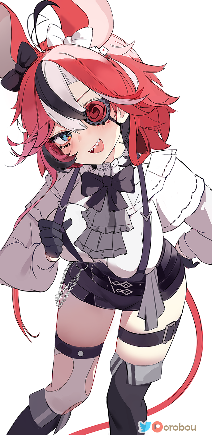 hakos baelz (hololive and 1 more) drawn by orobou