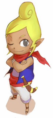 tetra (the legend of zelda and 1 more) drawn by ponky