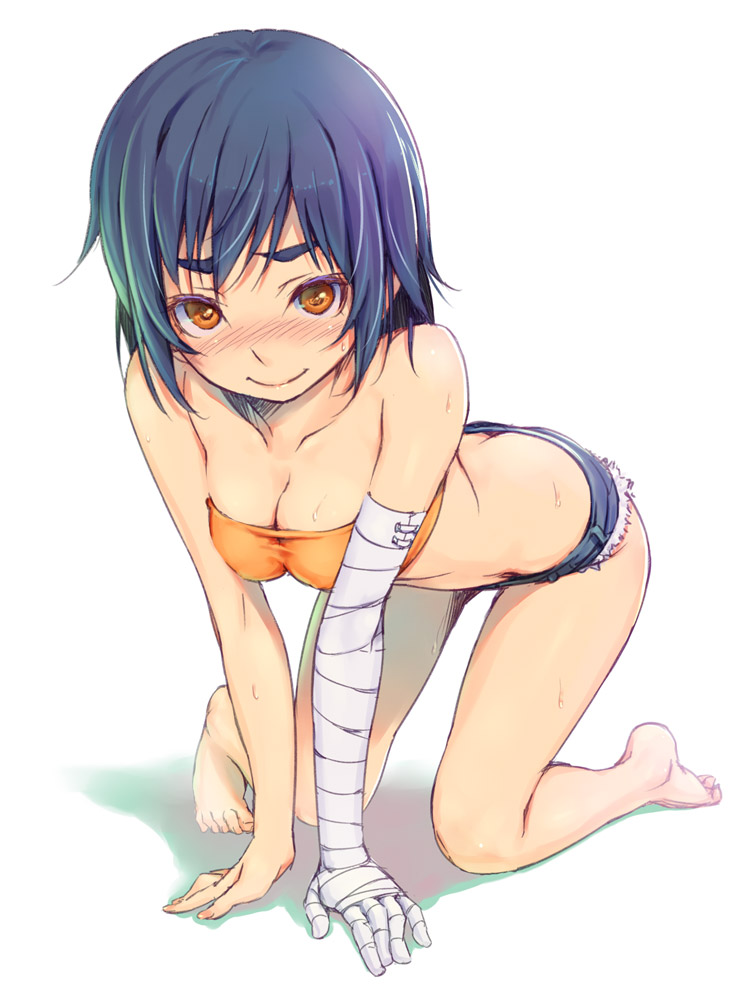 kanbaru suruga (monogatari and 2 more) drawn by piro_(orip)