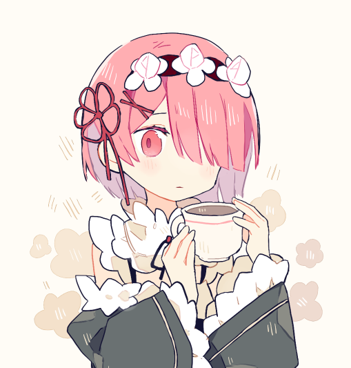 ram (re:zero kara hajimeru isekai seikatsu) drawn by melanbread