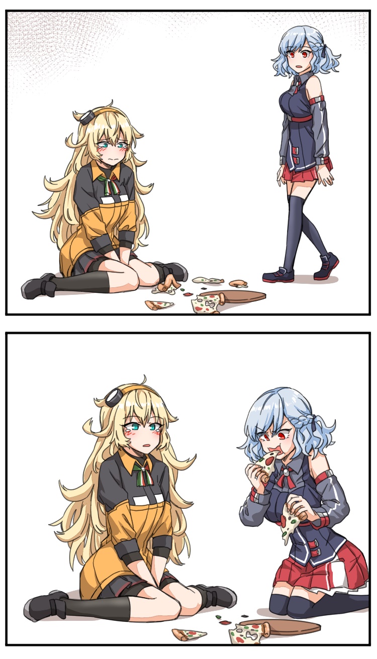 spas-12 and s.a.t.8 (girls' frontline) drawn by dulldull