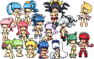 jirachi, mew, milotic, celebi, shaymin, and 11 more (pokemon) drawn by paul_robertson