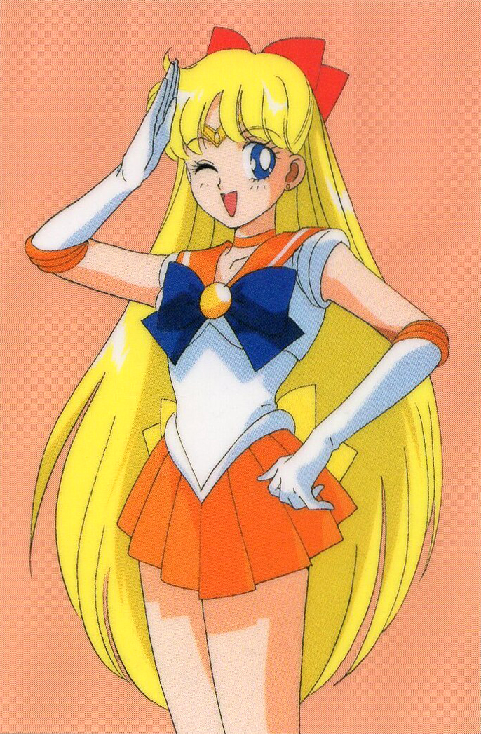 aino minako and sailor venus (bishoujo senshi sailor moon) drawn by tadano_kazuko