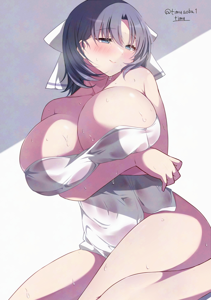 yumi (senran kagura and 2 more) drawn by chimunge