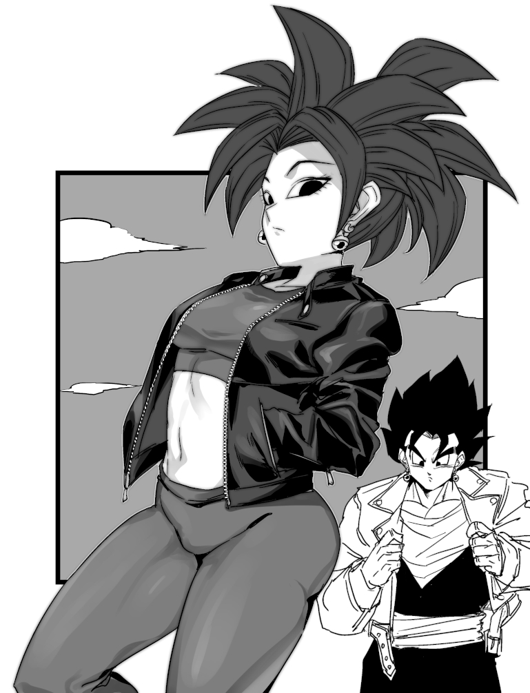 vegetto and kefla (dragon ball and 1 more) drawn by rom_(20) | Danbooru