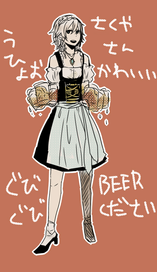 izayoi sakuya (touhou) drawn by daina_(encore62)