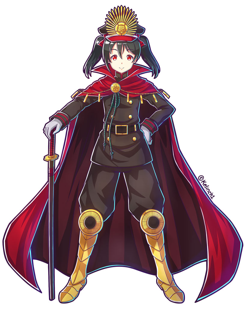 yazawa nico and oda nobunaga (fate and 3 more) drawn by kelinch1