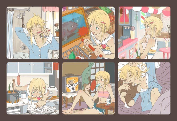 bridget and faust (guilty gear and 1 more)