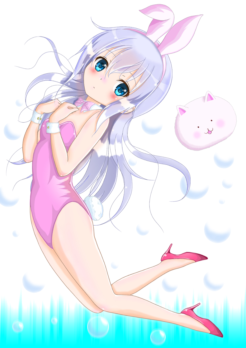 kafuu chino and tippy (gochuumon wa usagi desu ka?) drawn by h.i.t_(59-18-45)