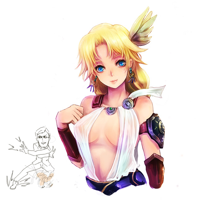 sophitia alexandra and muska (soulcalibur and 2 more) drawn by kara_(color)