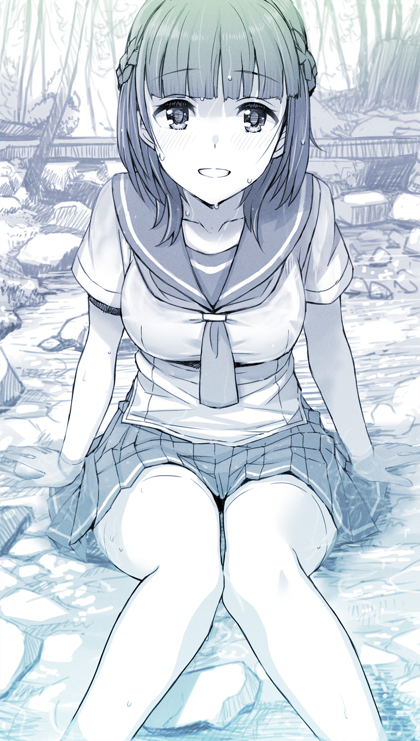 android girl #2 (original) drawn by itou_(onsoku_tassha)
