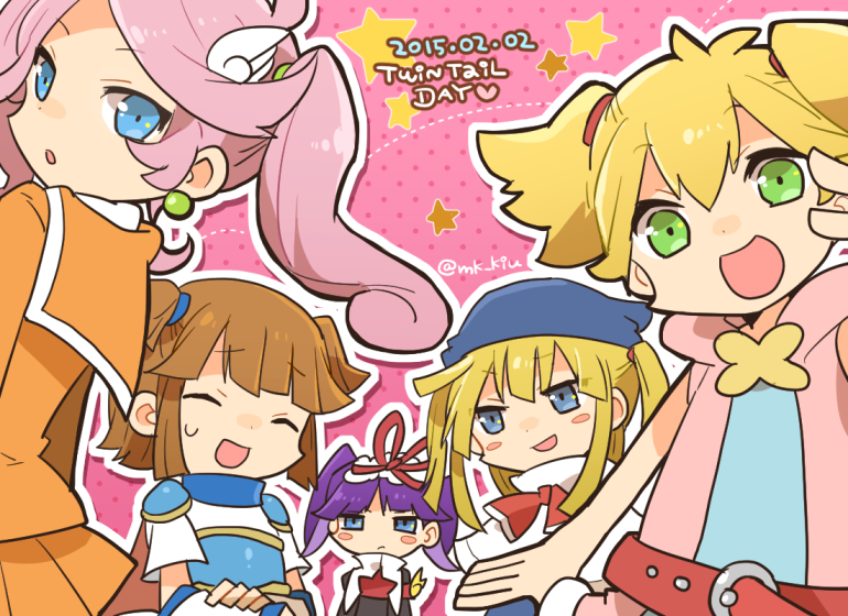 arle nadja, witch, amitie, feli, and raffina (puyopuyo and 1 more) drawn by mk_kiu
