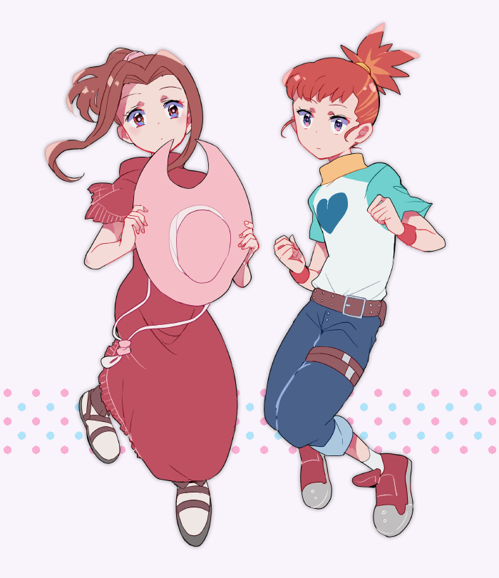 tachikawa mimi and makino ruki (digimon and 2 more) drawn by natsuki_(aisae)