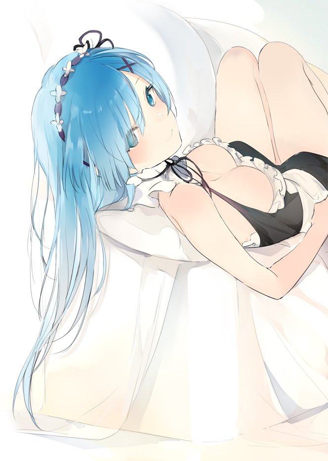 rem (re:zero kara hajimeru isekai seikatsu) drawn by lpip