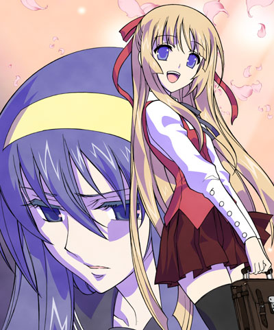 kouzuki chikane and hinomiya himeko (himegami no miko) drawn by kaishaku