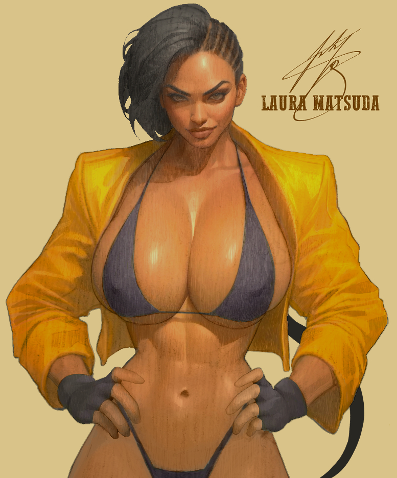 laura matsuda (street fighter and 1 more) drawn by ickpot