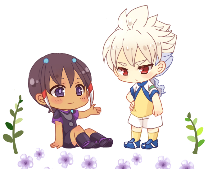 hakuryuu and shuu (inazuma eleven and 1 more) drawn by tobi_(one)