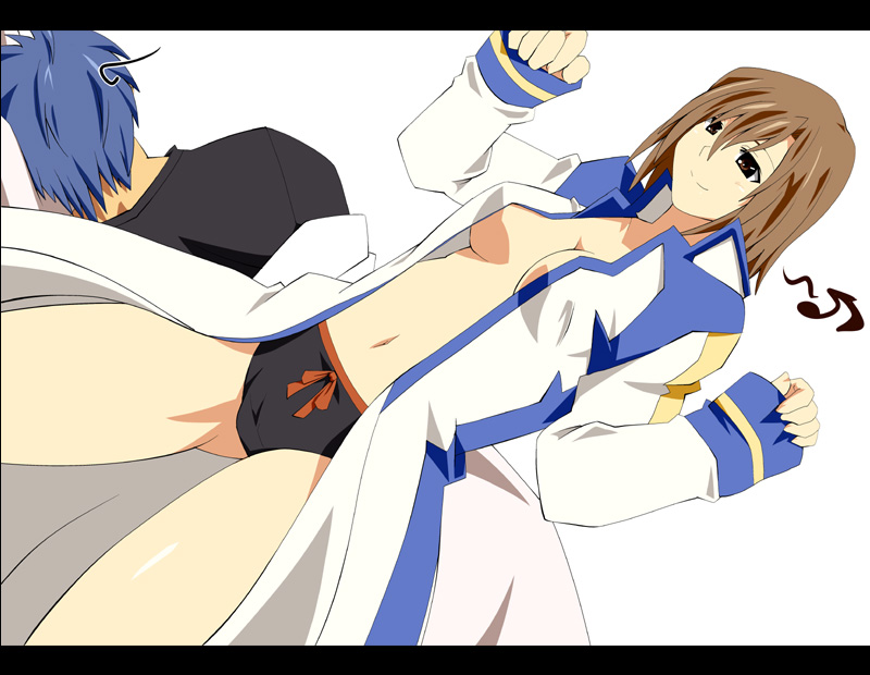 kaito and meiko (vocaloid) drawn by shin'ya_(nanp)