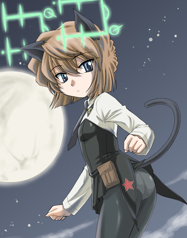 sanya v. litvyak and haibara ai (world witches series and 2 more) drawn by wan'yan_aguda