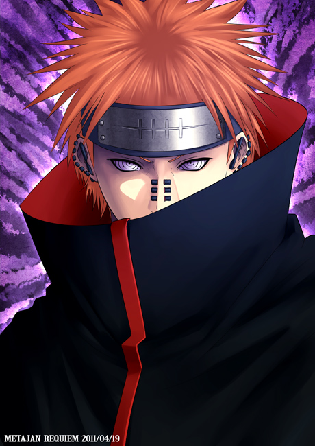 pain and yahiko (naruto and 1 more) drawn by k-suwabe