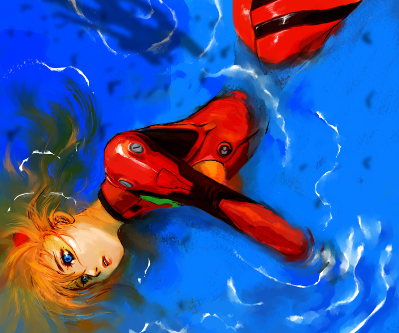 souryuu asuka langley (neon genesis evangelion) drawn by 1ichi