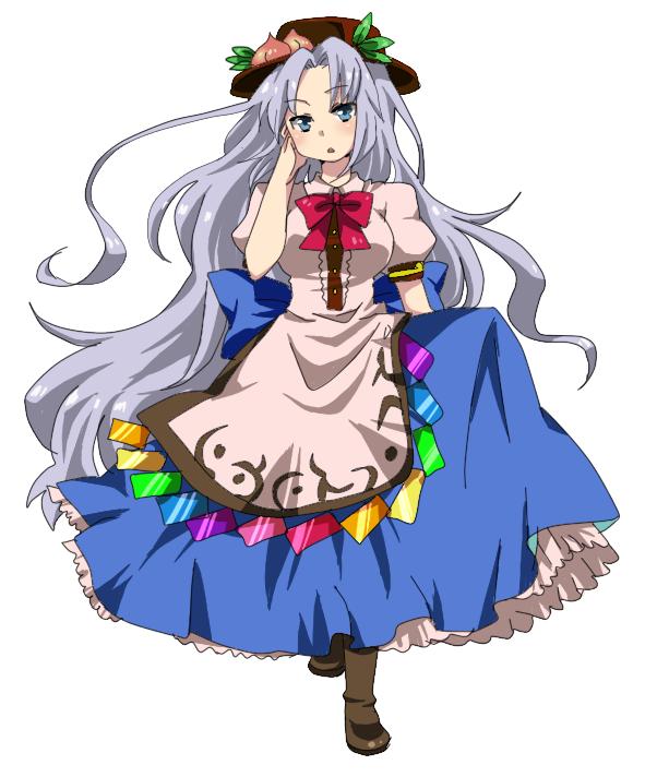 hinanawi tenshi and yagokoro eirin (touhou) drawn by kuzumiya_yuyu