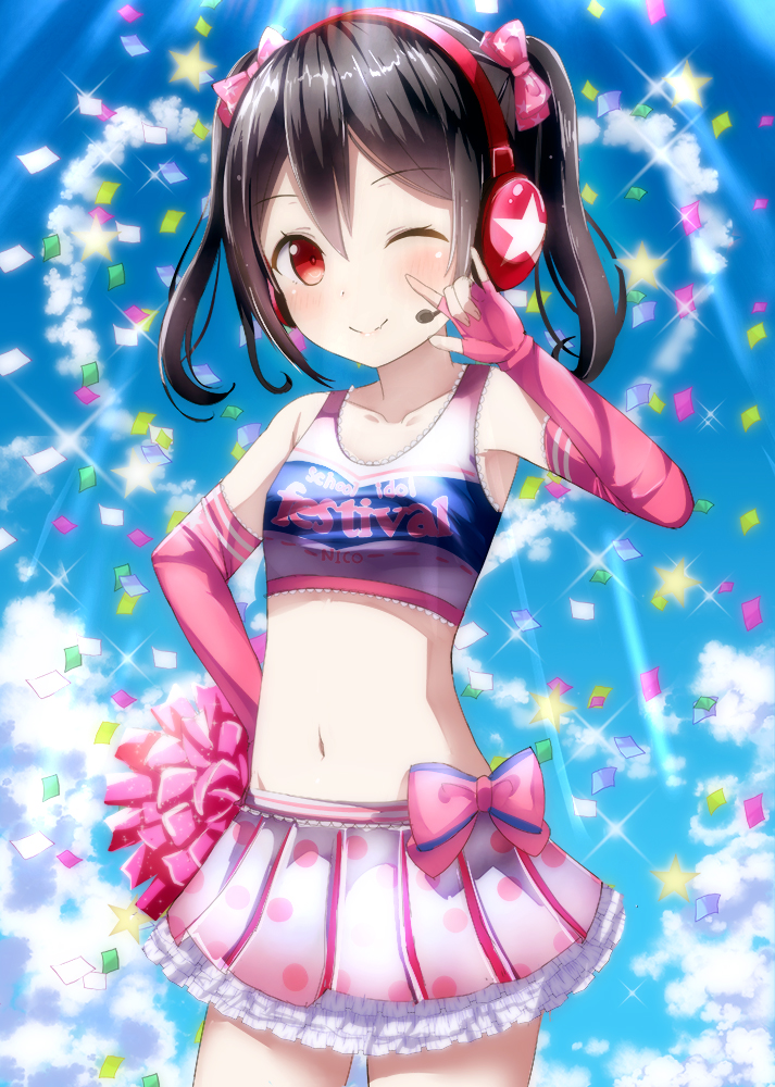 yazawa nico (love live! and 2 more) drawn by morerin
