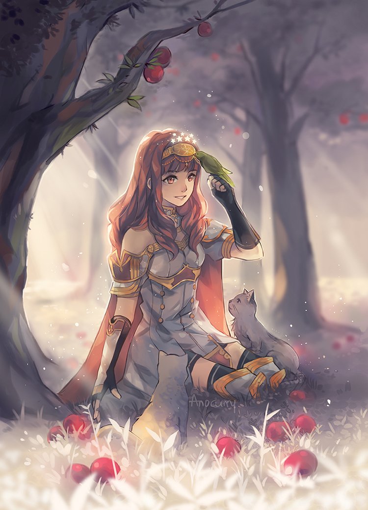 celica (fire emblem and 1 more) drawn by anocurry