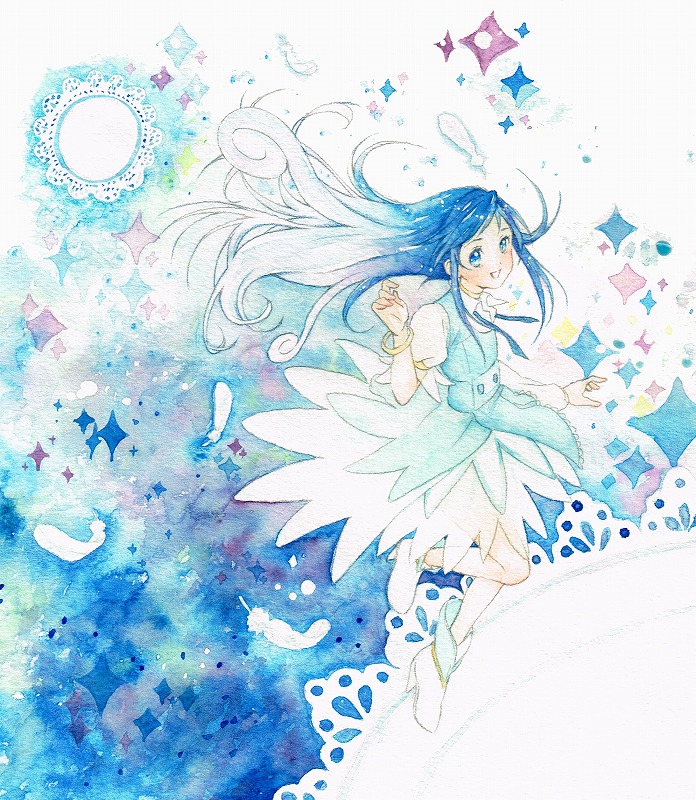 hishikawa rikka and cure diamond (precure and 1 more) drawn by yousoro