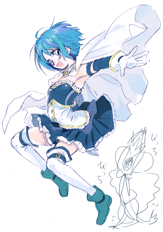 miki sayaka and oktavia von seckendorff (mahou shoujo madoka magica) drawn by amezawa_koma