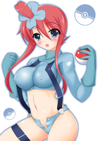 skyla (pokemon and 2 more) drawn by kannagi_tsukasa