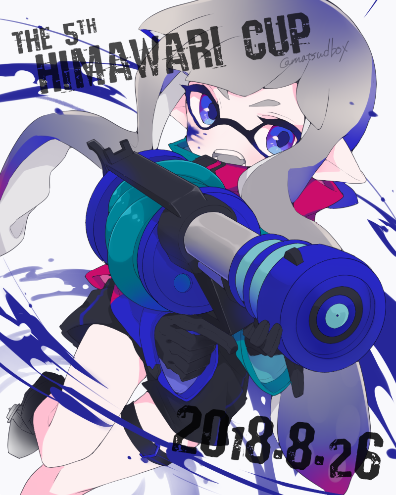 inkling player character and inkling girl (splatoon) drawn by matsushita_(matsudbox)