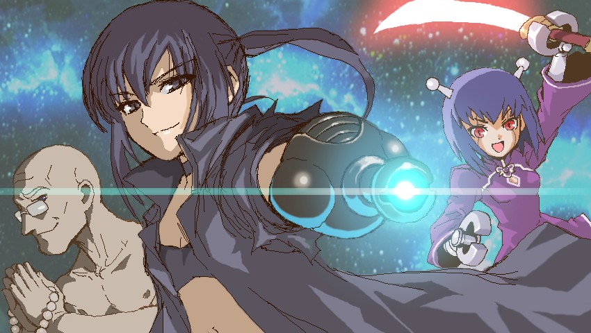 alphard, liang qi, and cummings (428: fuusa sareta shibuya de and 2 more) drawn by kaneko_shin'ya
