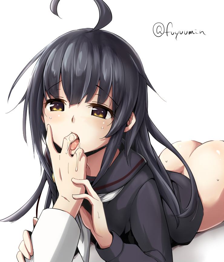 admiral and mikazuki (kantai collection) drawn by fuyu_mi