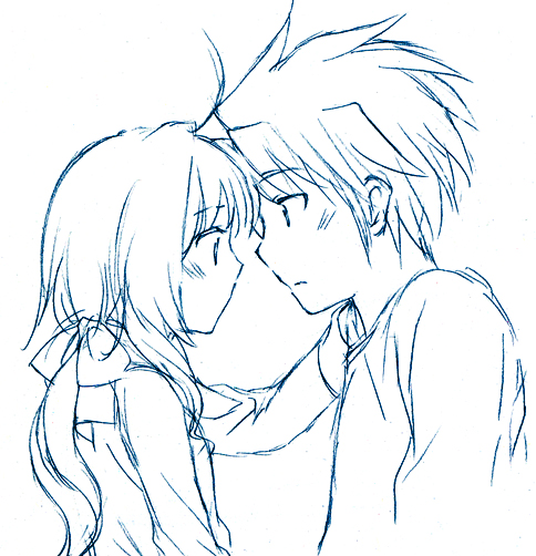 caro ru lushe and erio mondial (lyrical nanoha and 1 more) drawn by pucho