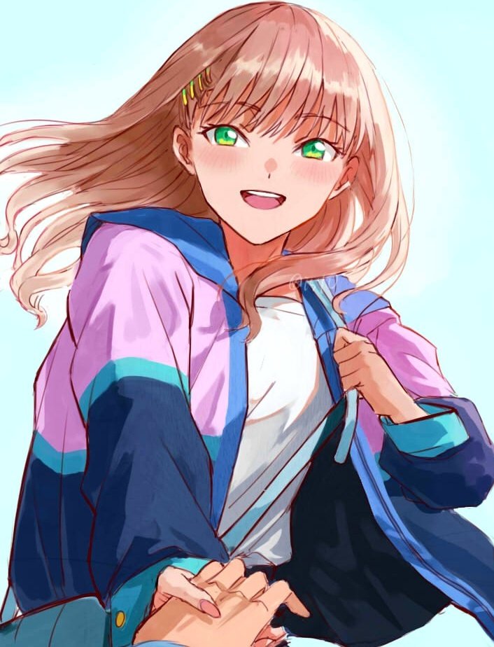 minami yume and asanaka yomogi (gridman universe and 1 more) drawn by risyo
