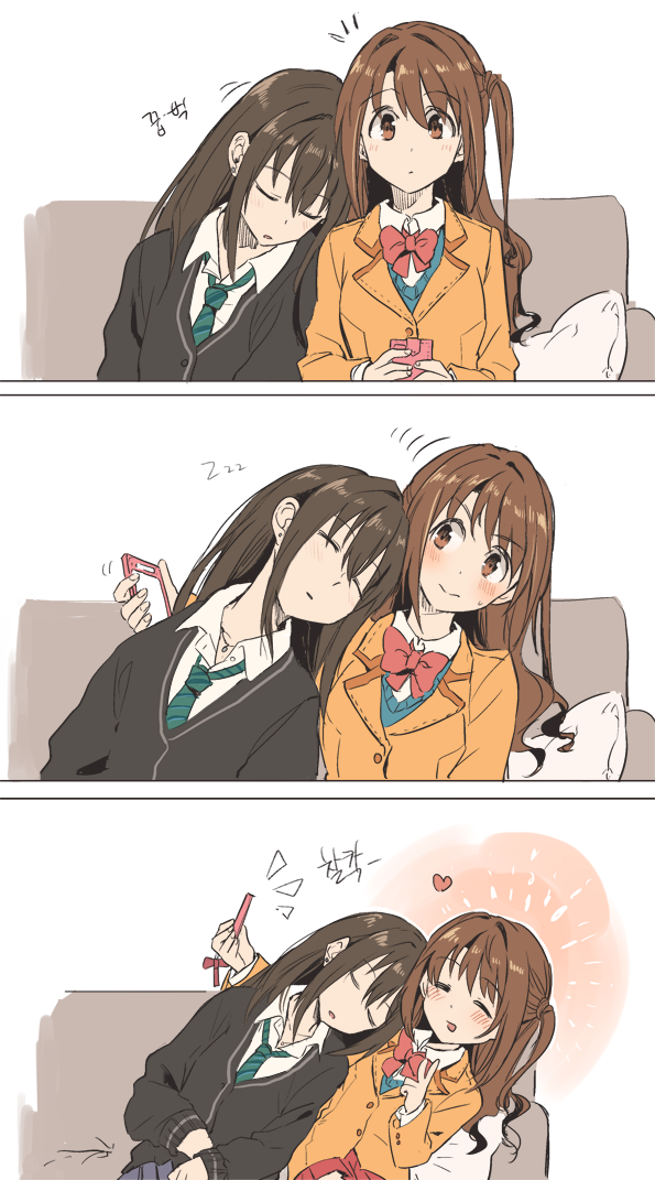 shibuya rin and shimamura uzuki (idolmaster and 1 more) drawn by akni