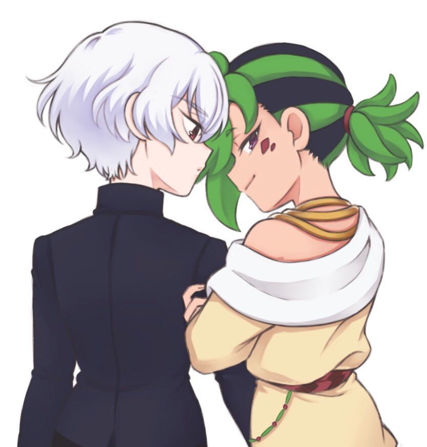 mauro abelard and yonazuki luca (shadowverse) drawn by riku_son