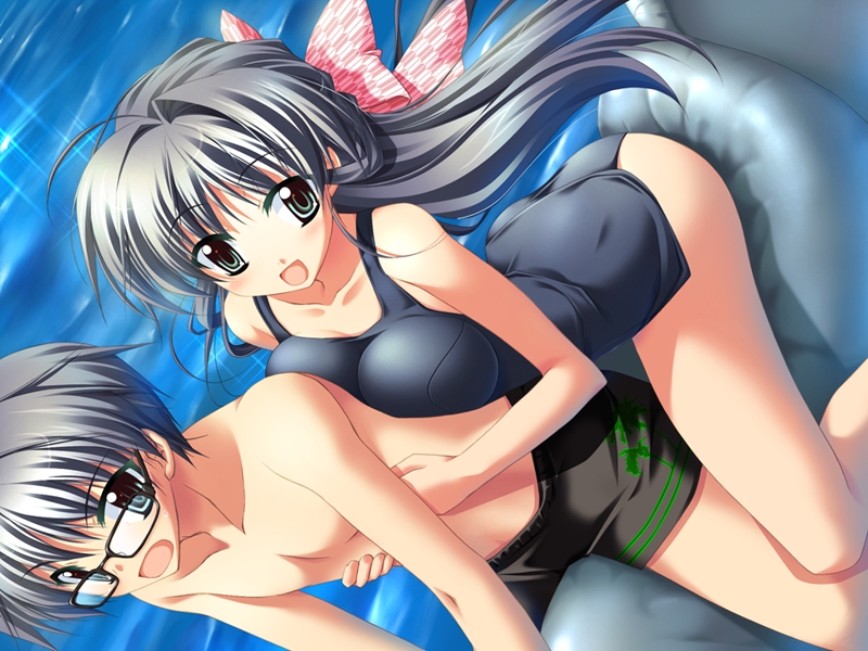 emoto yuriko and emoto aki (asanagi no aquanauts) drawn by yamino_kenji