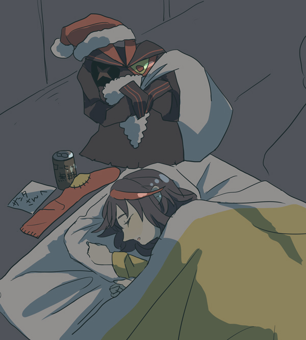matoi ryuuko and senketsu (kill la kill) drawn by chokuboron_ryou