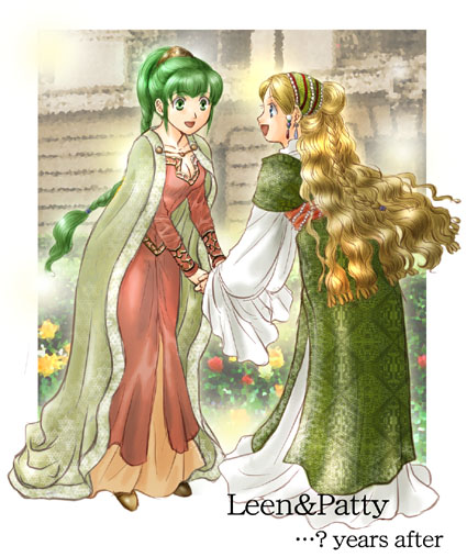 patty and lene (fire emblem and 1 more) drawn by usachu_now